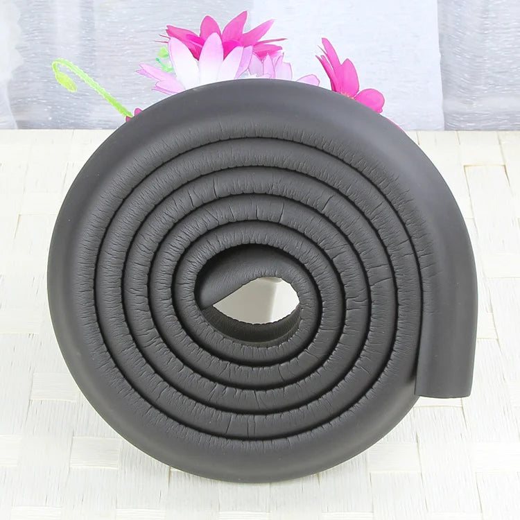 2M/78.74in Soft Safety Desk Table Edge Guard Strip Security L-ShapedProtection Bumper Edge Angle Home Anti-collision Strip