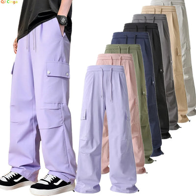 Light Purple Unisex Trousers, Workwear - inspired Men's | SAMAG