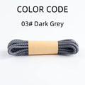 Classic Round Shoelaces Durable Polyester Solid Sneaker Boot Laces Anti-loose Replacement Sports Shoes Laces 1 Pair
