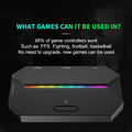 G6L Enduring Practical Parts Components Gaming Keyboard Mouse Converter Portable Wired Mobile Controller Adapter