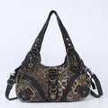 Angel Kiss Women Handbags Leopard Bag Top-handle Handbag Fashion Satchel Dumpling Pack Shoulder Bag Tote Bag Hobos Large Purse