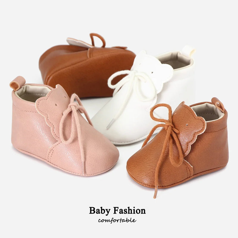 Baby PU Shoes Ankle - covered Little Boots Soft and Warm - View 3 | SAMAG