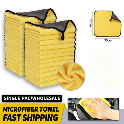 3/5/ Car Wash Microfiber Towel 30*30CM / 30*60cm Cleaning | SAMAG