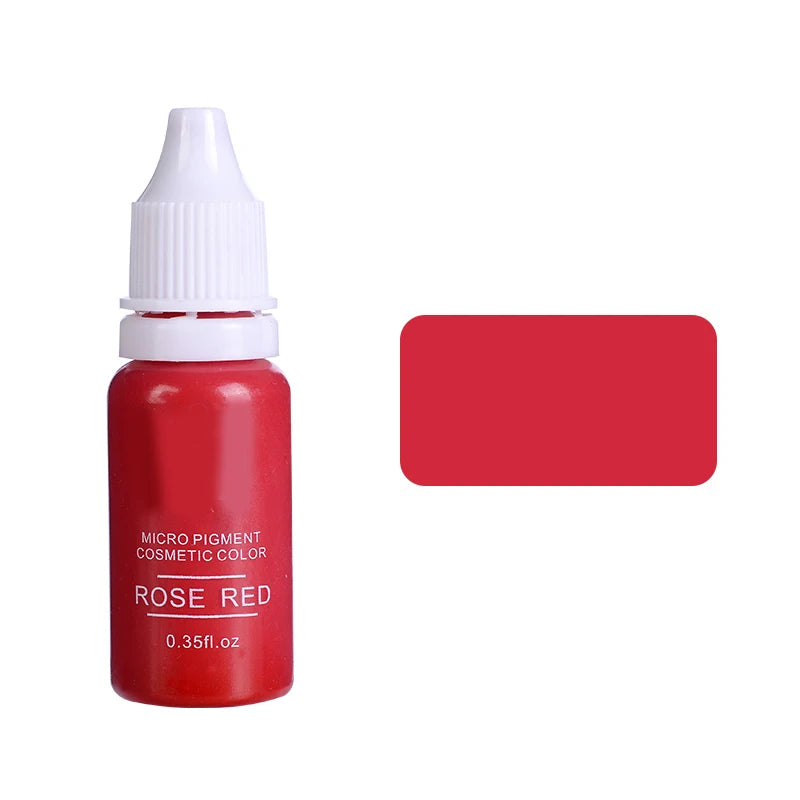 15ml Permanent Makeup Ink Color Natural Eyebrow Lips Dye Tattoo Ink Microblading Pigments For Body Beauty Tattoo Art Supplies