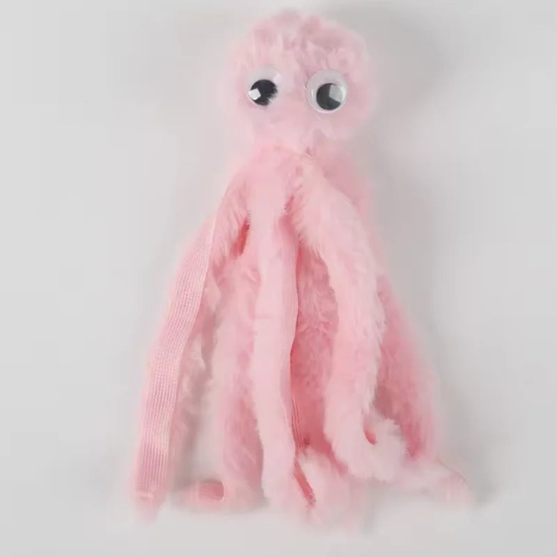 Interactive Octopus Plush Cat Toy Bite Resistant Cute Pet Supplies for Kittens And Cats Playful Chew Toy