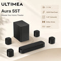 ULTIMEA 7.1ch Soundbar with 5.25" Subwoofer&4 Surround Speakers, Sound Bar for TV with Dolby Atmos&APP Control, VoiceMX, BassMX