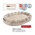 Human Pet Bed Large Dog Cat Bed Removable Washable Plush Sofa Bed Ultra Soft Floor Mat for Dogs and Cats