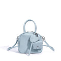 2026 New Women's Top Grain Leather Boston Bag Cute Heart Charm Mini Pocket Tassel Handbag Shoulder Crossbody Bag