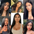 Straight Human Hair Lace Wigs 250% Density 13x4 13x6 5x5 HD Transparent Lace Glueless Wigs Pre Plucked Hairline