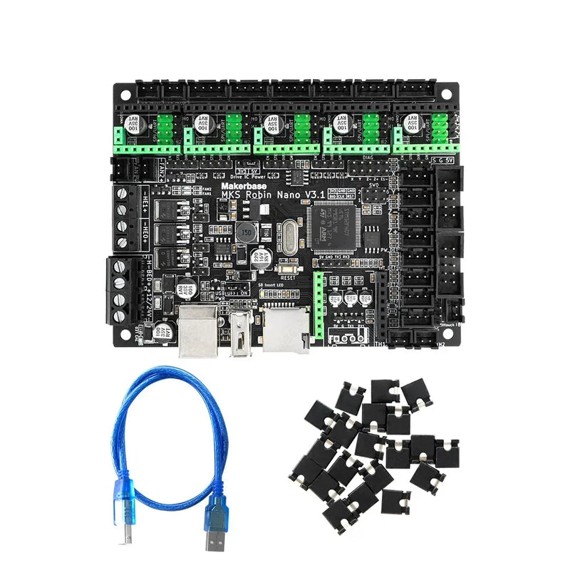 MKS Robin Nano V3.1 32bit 168MHz Controller Motherboard S35 Touch Screen Display WIFI Module Robin Board Fit UART3 Dual Z Axis