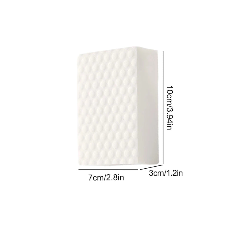 Pack of 10 Dirt Eraser Sponge Multifunctional White Cleaning Sponge Reusable 2 X Plus Strength for Kitchen Bathroom Wall