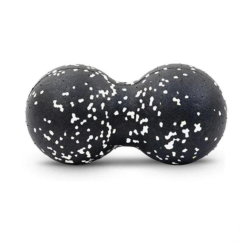 Yoga Massage Roller Ball Peanut Double Lacrosse Spiky Fasciitis Balls Back Ball For Plantar Relief Mobility Myofascial Pain