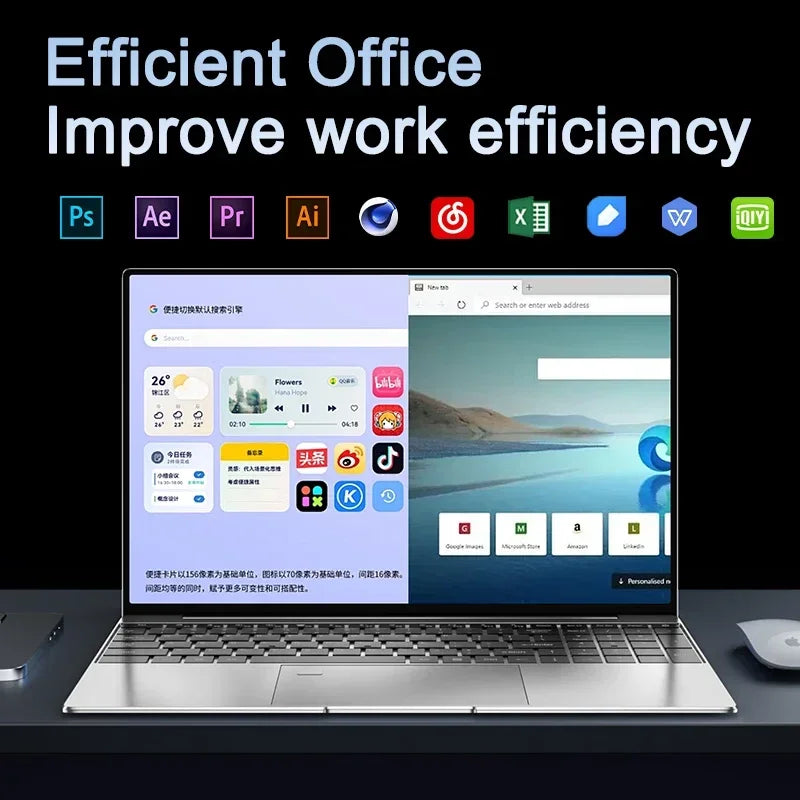 New 15.6" Gaming Laptop Intel Core i9 10980HK IPS 4K Gamer Computer 16GB DDR4 1TB SSD M.2 Windows 11 Pro Notebook PC