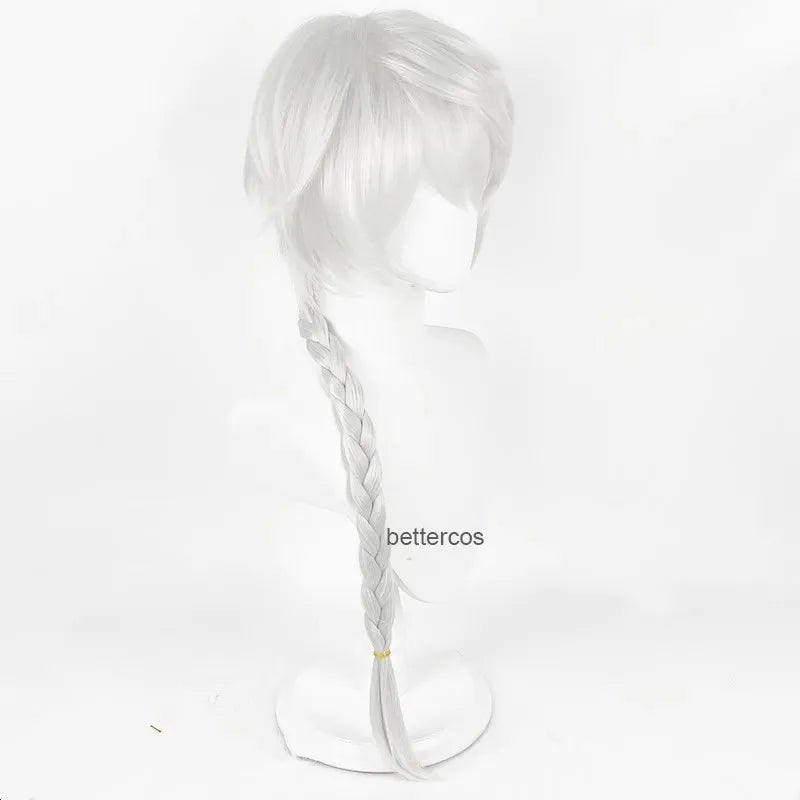 Nikolai Gogol Cosplay Wig New Anime Season 4 Braided Heat Resistant Synthetic Hair Wigs + Wig Cap