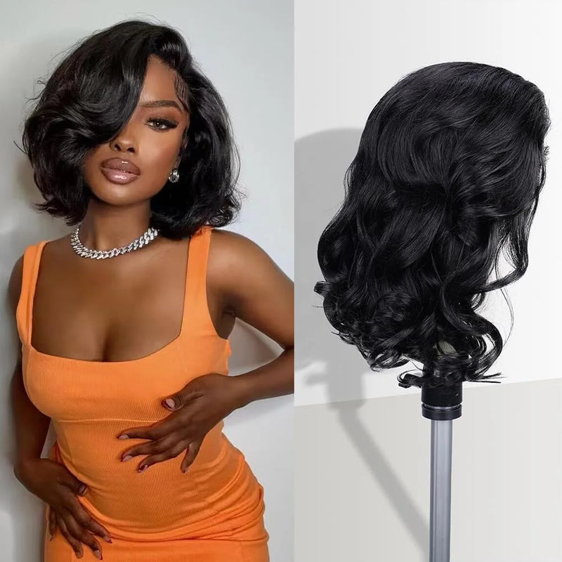 Bob Wigs Human Hair Body Wave 8-16inch V Part Wigs for Black Women Upgrade U Part Human Hair Wig Glueless Lace wigs Short Bob