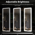 63"x20" Full Length Mirror with Lights,LED Mirror Full Length,Lighted Floor Mirror with Stand,Full Body Mirror with Dimming