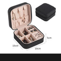 Portable Mini Jewelry Storage Box Travel Organizer Case Leather Earrings Necklace Ring Display - Visuel 7 | SAMAG