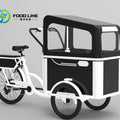 Electric Pedal 3 Wheels Cargo Bike with Rear Motor for Carrying Pets Electrical Bicycles