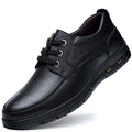 2025 Kitchen King Men's Shoes Anti-Slip Waterproof Oil-Resistant Durable Casual Leather Work Shoes For Chefs Perfect For Spring
