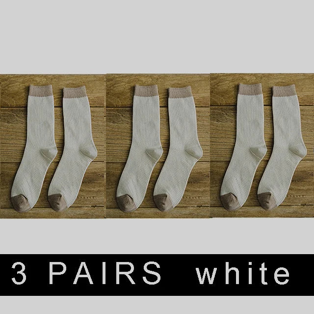 3/5Pairs Autumn Winter Harajuku Socks Stockings Warm | SAMAG