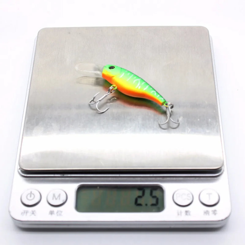 AOCLU Mini Shad 40mm 2.5g Hard Bait Small Minnow Crank | SAMAG