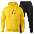 Pull à capuche et pantalon de jogging pour hommes et femmes ensemble deux pièces costume sportif hip hop - View 6 | SAMAG