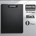 A3 A4 File Folder Clipboard Writing Pad Double Clips Paper Organizer School Office Stationary