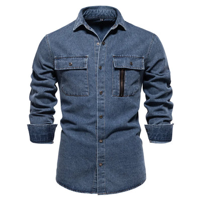 New Style Men's Casual Solid Color 100% Cotton | SAMAG