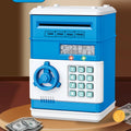 Piggy Bank Toys, Electronic ATM Password Money Coin Can Auto Scroll Paper Saving Box Fingerprint Unlock - View 11 | SAMAG