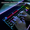 AULA F2058 Mechanical Gaming Keyboard Esports Game Macro Programming Keyboard Wired Mixed Backlight Keyboard for Game Laptop PC