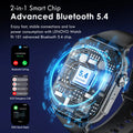 Lenovo 2026 Smart Watch 1.96" HD AMOLED Display Heart Rate Health Monitoring Bluetooth Voice Callings Smartwatch For Android IOS