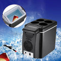 6L Fridge Cooler Portable Freezer Cabin Picnic 12V Small Car Refrigerator