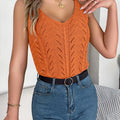 Spring Summer Knitted Tops for Women Elegant Solid Color | SAMAG