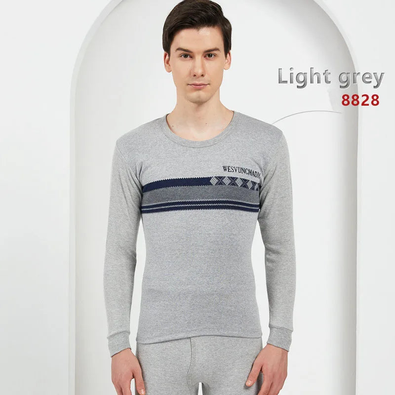 Thermal Underwear Sets For Men Winter Underwears Long Johns Soft Comfortable Clothes Men Underwear Tops Bottoms 2 pcs/set MY299