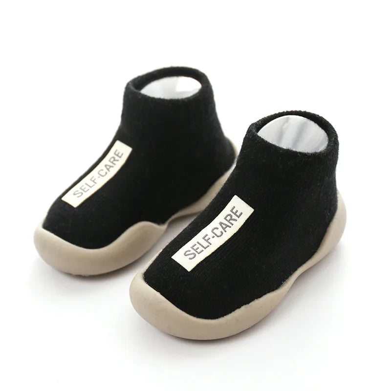 Baby Walking Shoes Sock Shoes First Walker Shoes Toddler Infant Boys Girls Kids Soft Sole Floor Shoes Non-Slip