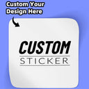 1/70/120/210Pcs Custom Square PVC Stickers Waterproof Personalized for Party, Label, Packaging
