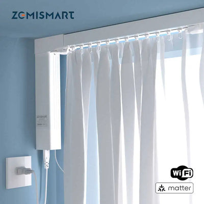 Zemismart Matter Over WiFi Electric Sliding Curtain Track | SAMAG