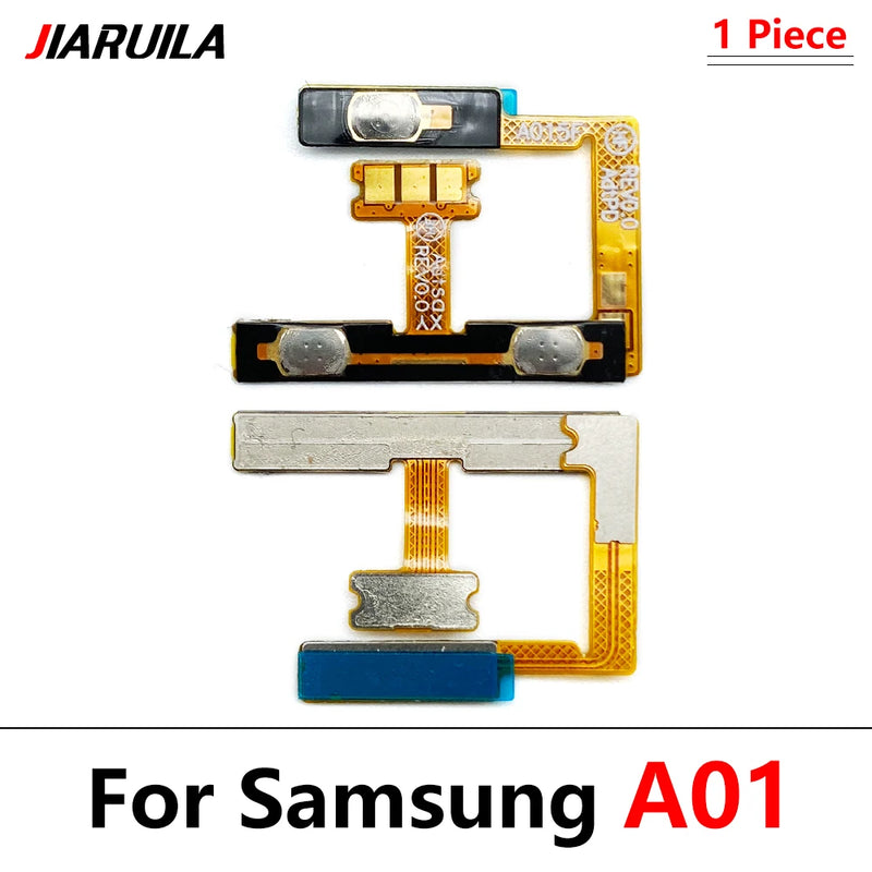 NEW Tested Volume Side Button Power Switch On Off Button Flex Cable For Samsung A01 A02 A11 A12 A21 A31 A41 A51 A71