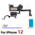 Waterproof Sticker + Flex For iPhone 11 Pro X Xr Xs Max 7 8 Plus Phone Top Proximity Sensor Ear Earpiece Speaker Flex Cable