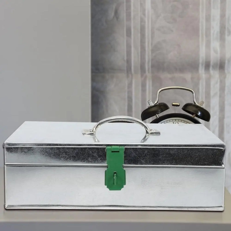 Metal Rectangle Safe Sliver Storage Box Fireproof Document Outdoor - View 5 | SAMAG