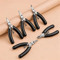 Stainless Steel Mini Needle Nose Pliers Curved Nose Pliers Jewelry Making Hand Tool Pliers for DIY Bracelet Jewelry Making Tools