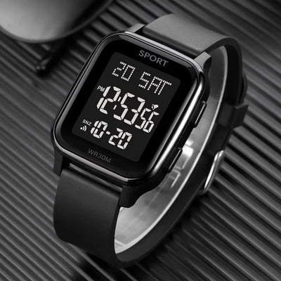 YIKAZE Sports Watch for Men Waterproof Multifunction Electronic Ultra - thin LED Digital Wristwatch for Man Student | SAMAG