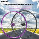 Pasak Dirt Jump Bike Wheelset 32 Holes 6-bolts Disc Brake MTX35 DH AM Bicycle Wheels QR 9x100mm Bolts Lock 10x135mm 12s Hub body