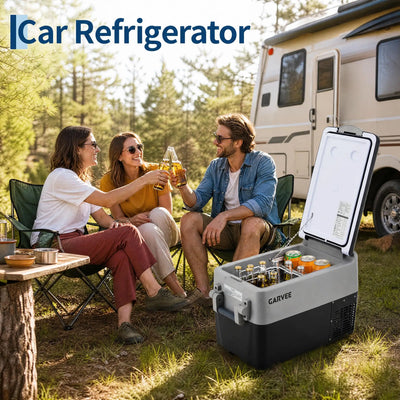 32QT Portable Car Refrigerator Freezer, 12V Electric | SAMAG