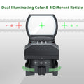 Bestsight Red Dot Sight Holographic Reflex Sight 4 Reticle Optics Red and Green Illuminated Collimator Sight Hunting Scopes