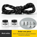 Spring Lock Shoelaces No Tie Shoe Laces Sneakers Round Elastic Shoelace Kid Adult Quick Without Ties Shoestrings Rubber Bands