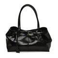 Oil PU Leather Hobo Handbag Slouchy Shoulder Bag Retro Top-Handle Bag Large Work Bags for Women Gilrls Tote Work Shopping Travel