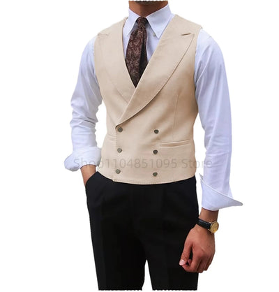Fashion Solid Vests for Men Casual Style Sleeveless Male | SAMAG