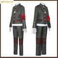 Anime Game Korekiyo Shinguji Cosplay Costume Wig Dark Green Military Uniform Coat Hat Full Set Man Woman Halloween Carnival Suit