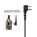 Surveillance Walkie Talkie Earpiece wired, original Headset with Clear Acoustic Coil Tube Earbud Audio Kit for Midland Radios